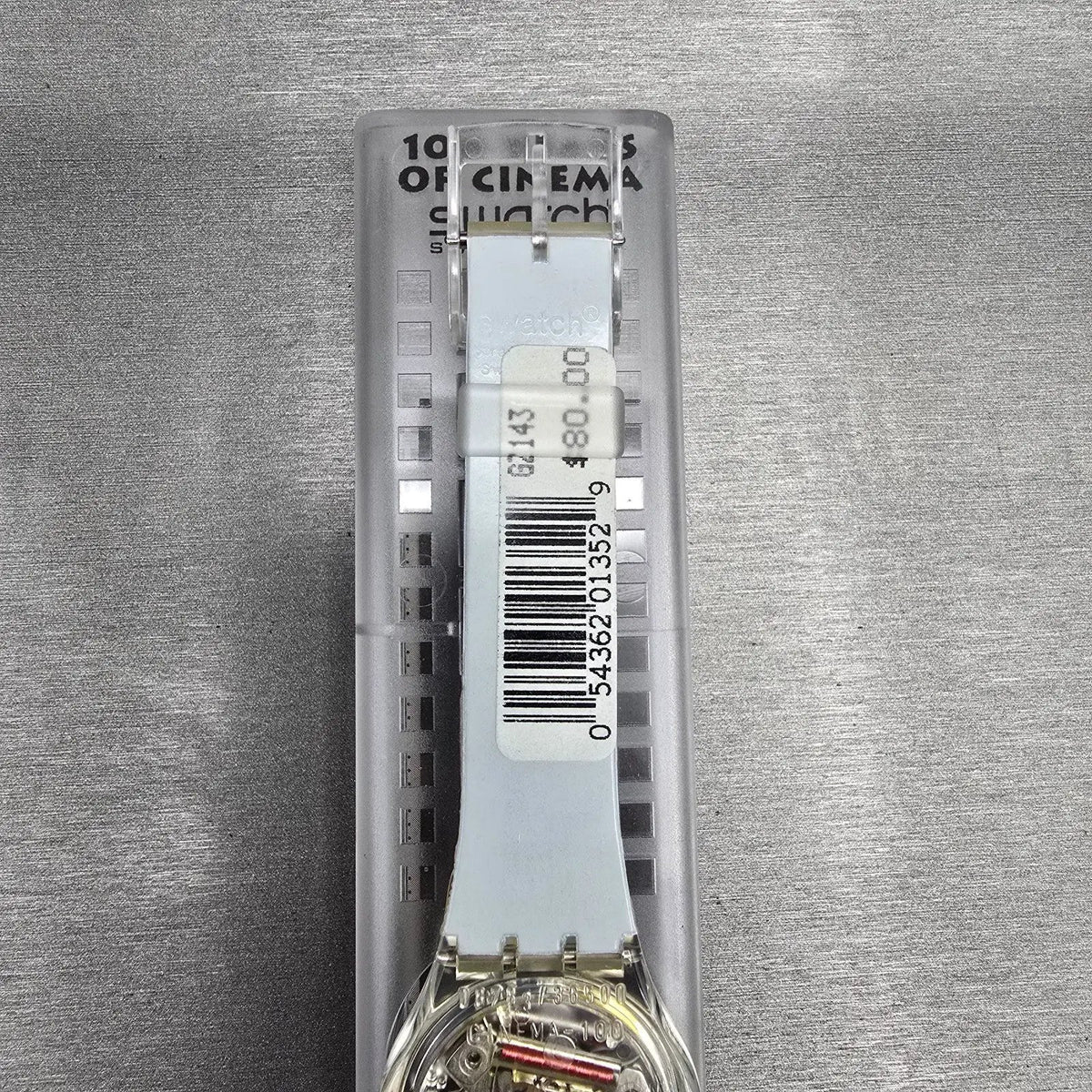 Swatch Time to Reflect Watch Men 34mm Silver Dial Clear Case GZ143 New Batt NOS7