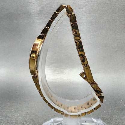 Bulova Crystal Watch Women 22mm MOP Dial Rose Gold Tone Crystal Bezel New Batt7
