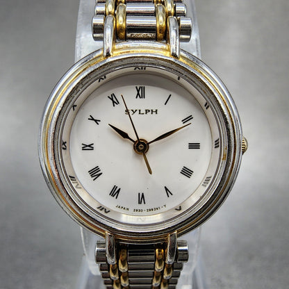 Citizen Sylph Watch Women 21mm White Dial Two Tone 2930294548 New Battery1