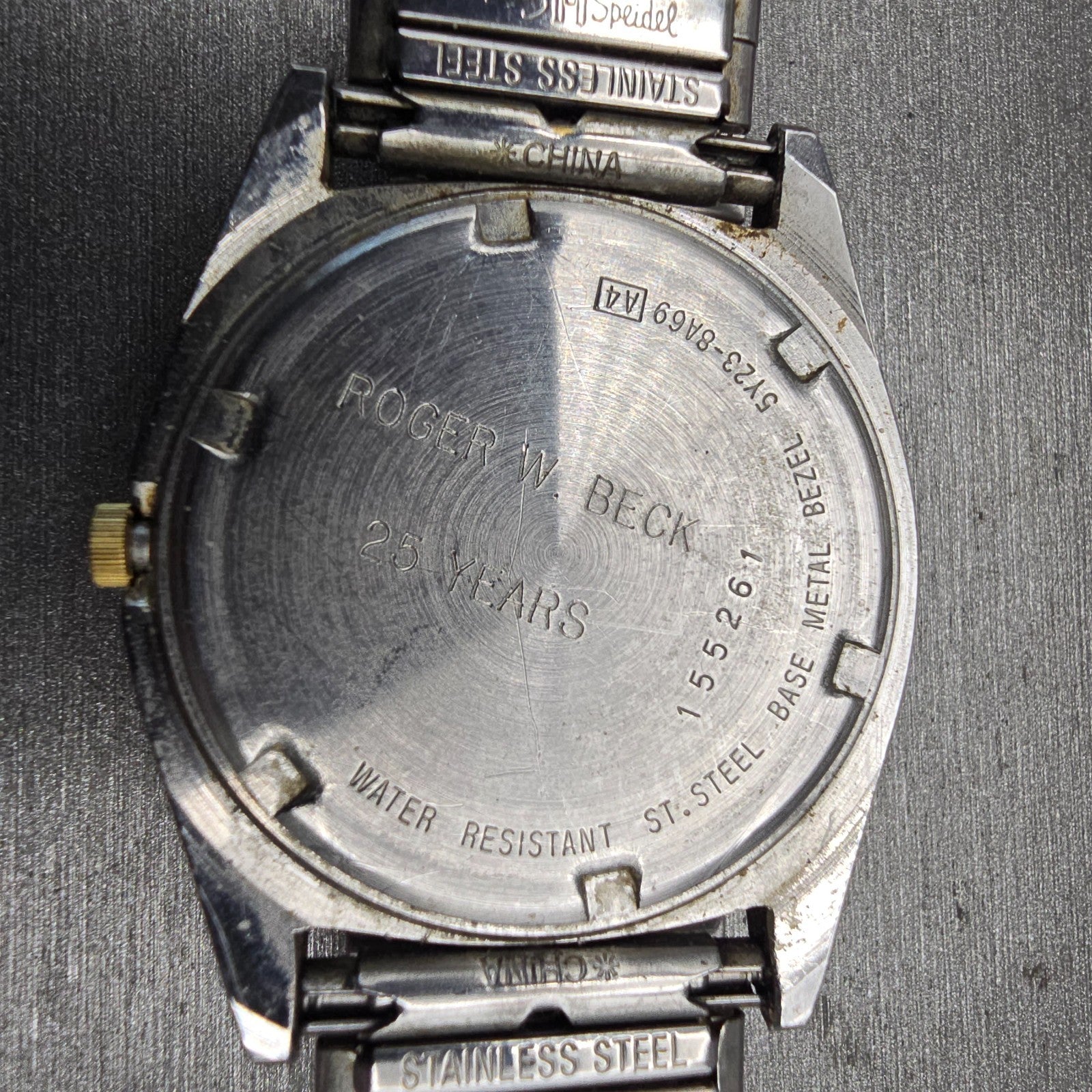 Seiko President Watch Men 36mm Silver Dial Two Tone Daydate 5Y23-8A69 New Batt10