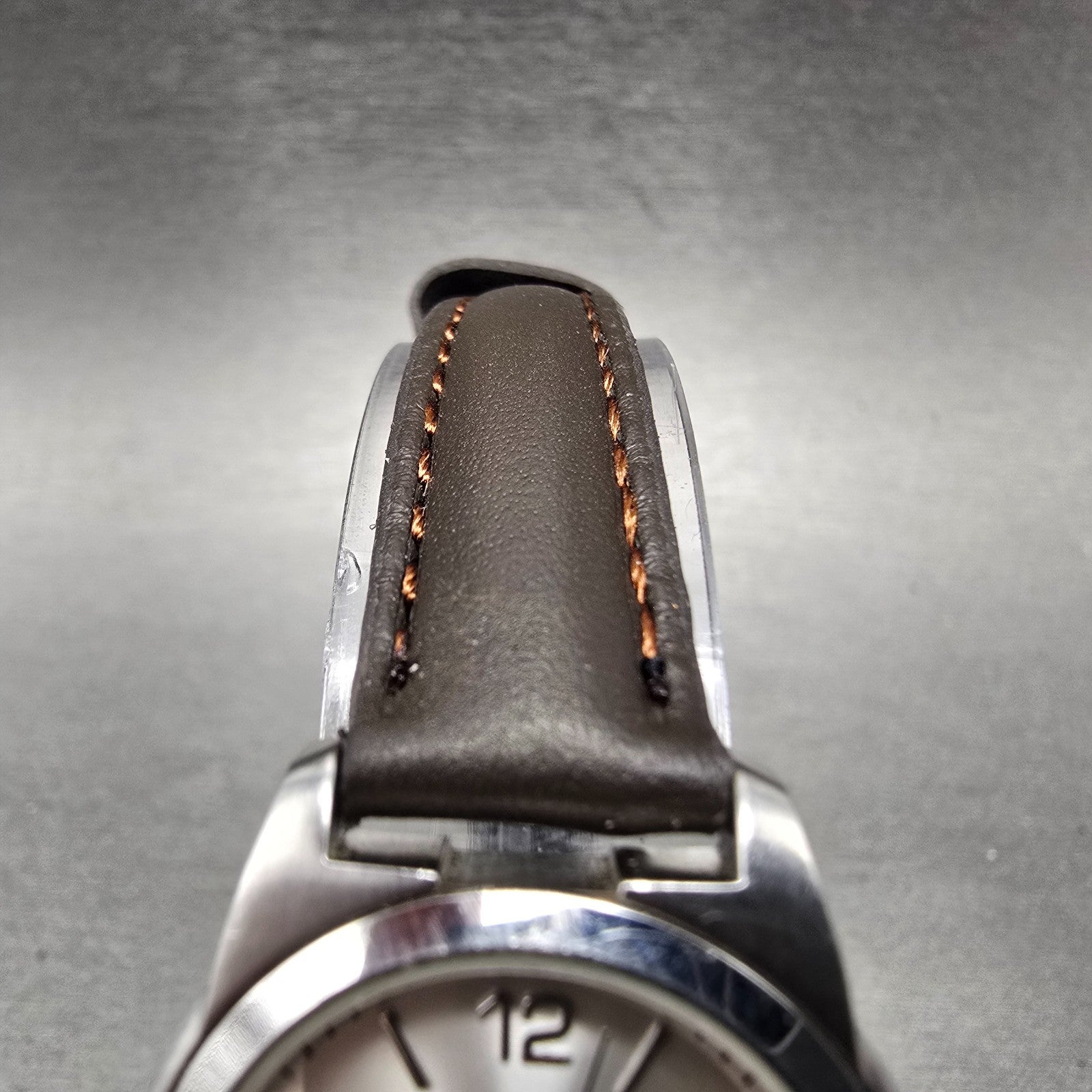 Tissot PR 50 Watch Women 25mm Silver Dial Steel Date Leather J326/426 New Batt4
