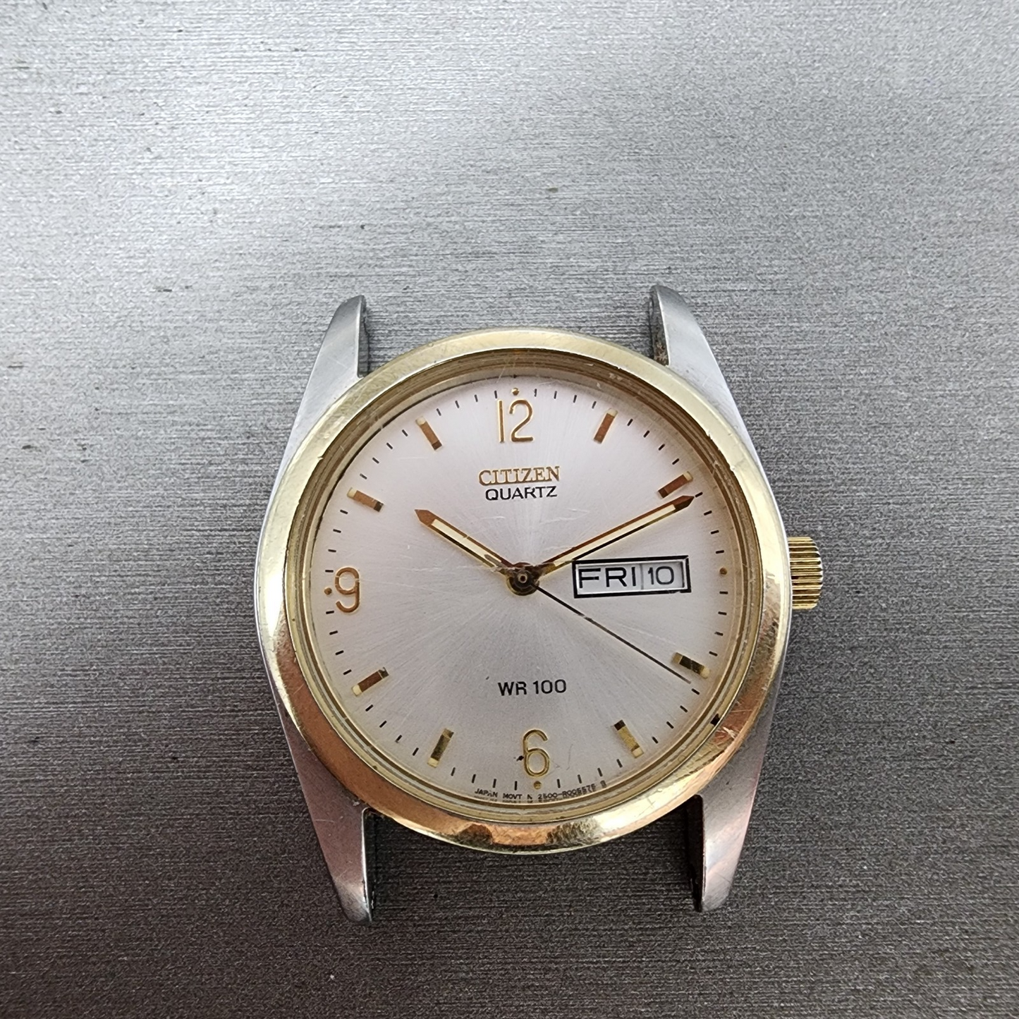 Citizen Watch Men 36mm Silver Dial Two Tone Daydate Round 2500R000144 PARTS0