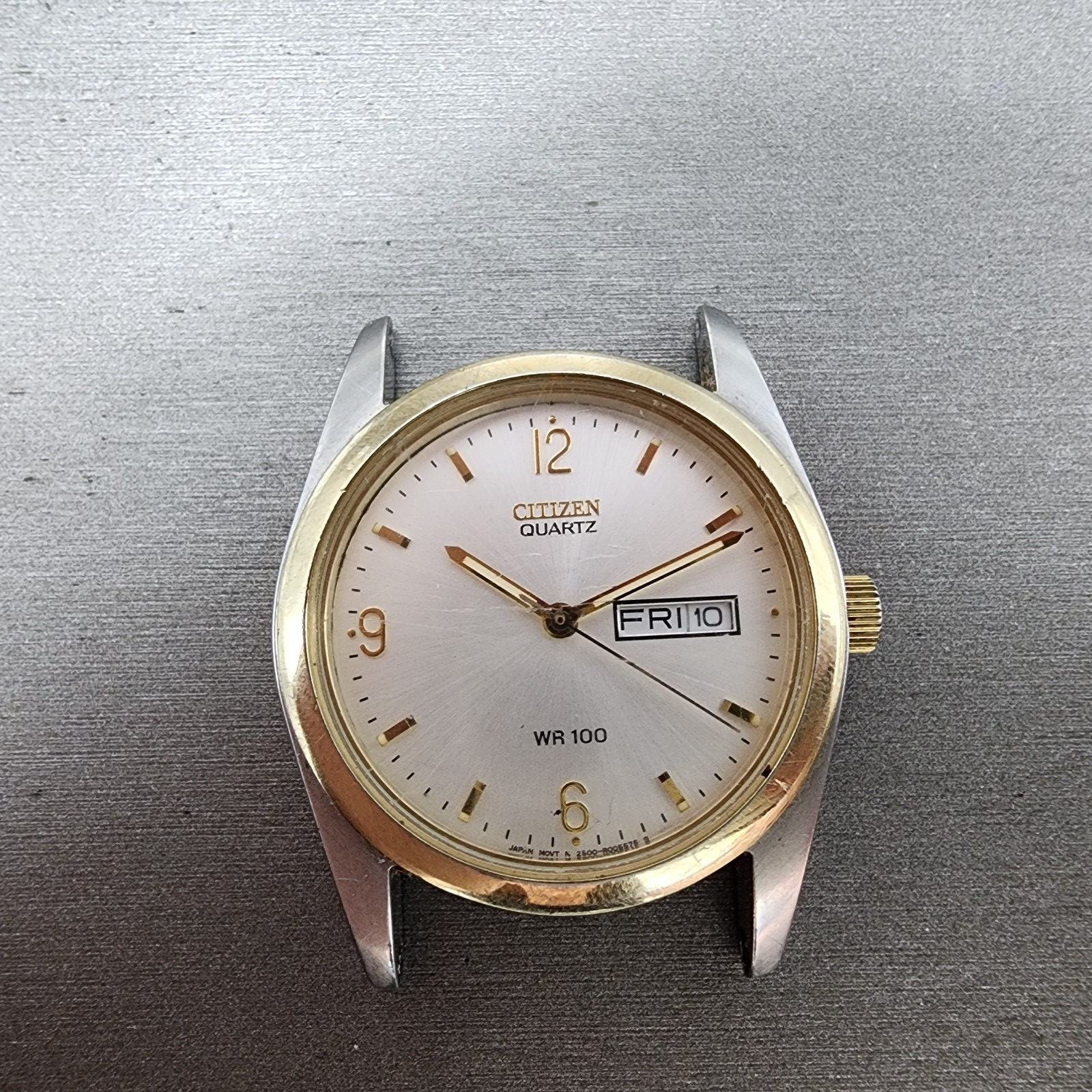 Citizen Watch Men 36mm Silver Dial Two Tone Daydate Round 2500R000144 PARTS0