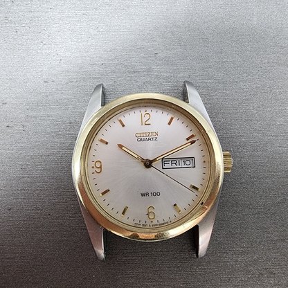 Citizen Watch Men 36mm Silver Dial Two Tone Daydate Round 2500R000144 PARTS0
