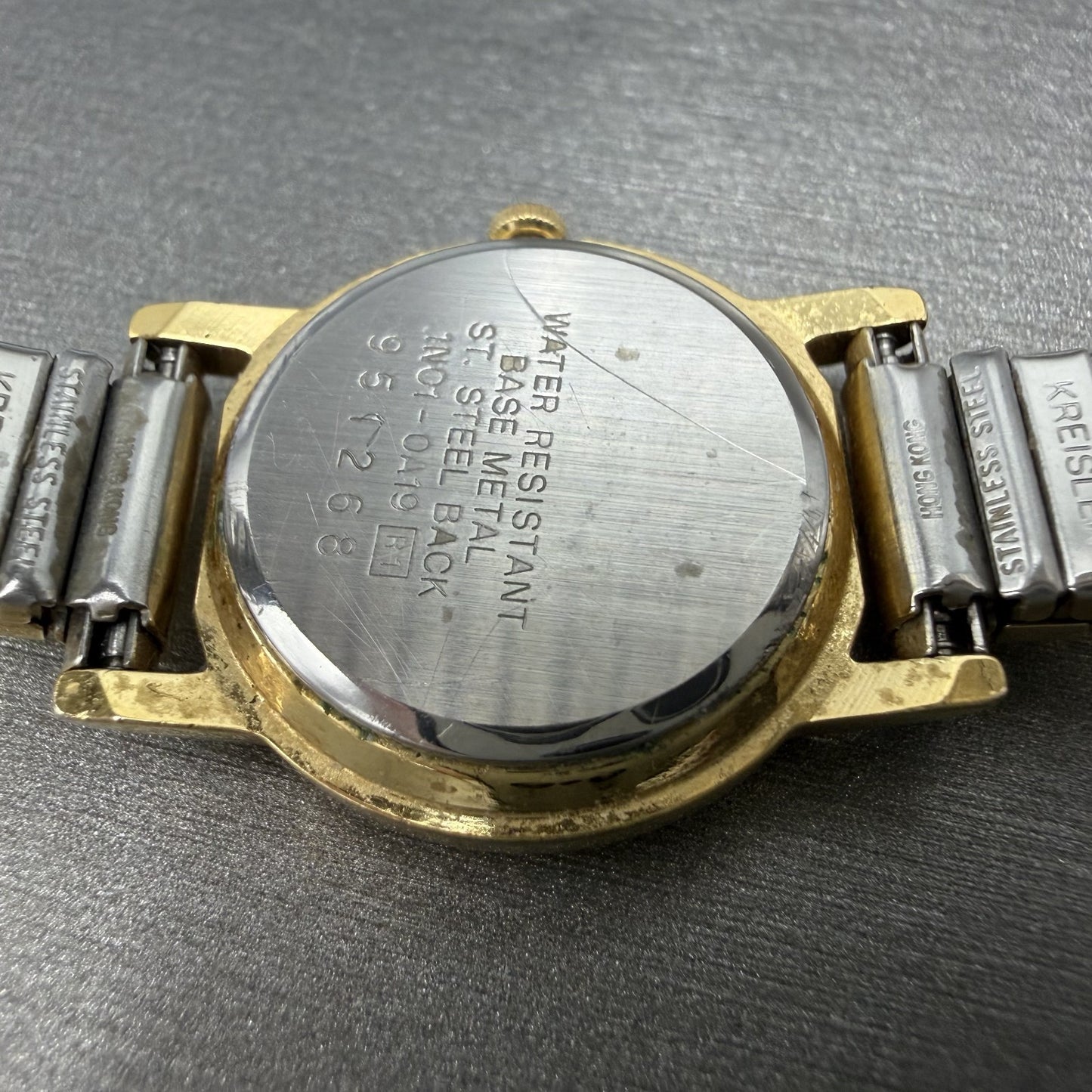 Seiko Watch Women 22mm White Dial Gold Tone Round 1N01-0A19 New Battery9