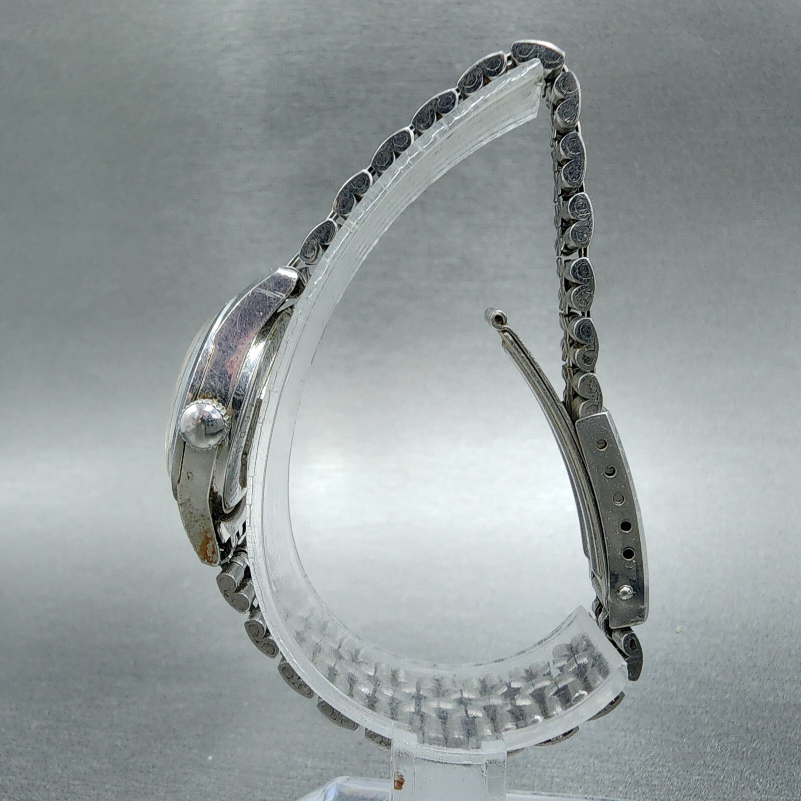 Seiko Watch Women 23mm Silver Dial Steel Round Manual Wind 21040091 PARTS7