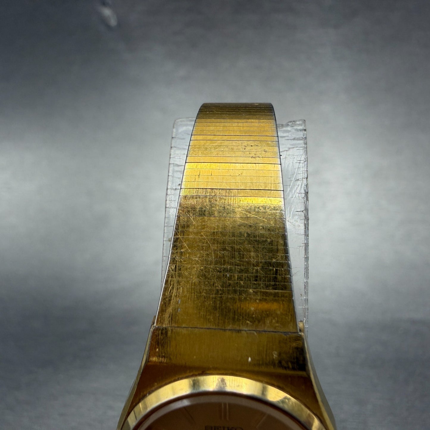 Seiko Watch Women 21mm Champagne Dial Gold Tone Date Round 2A22-0029 New Battery4