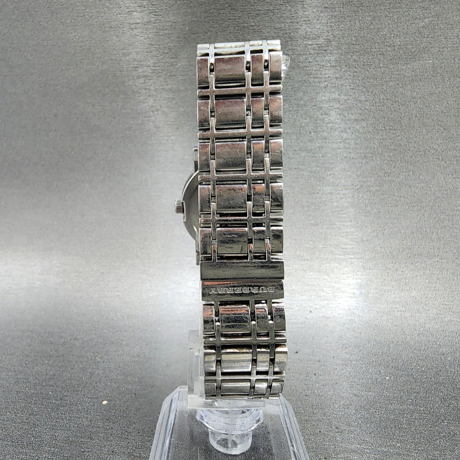 Burberry Watch Women 28mm Silver Dial Silver Tone Date Round Bu1351 PARTS8