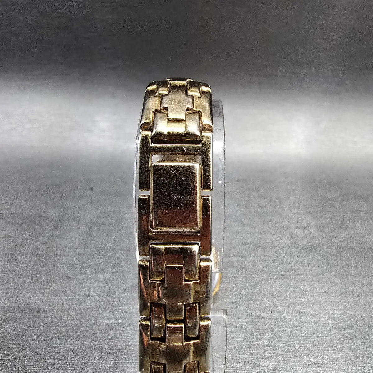 Seiko Watch Women 24mm Brown Dial Gold Tone Round 1N00-1E19 New Battery VTG JP27