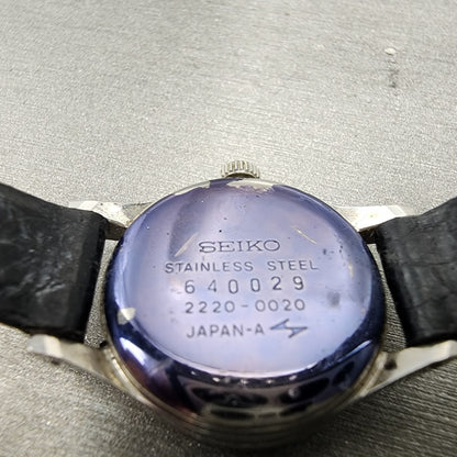 Seiko Watch Women 21mm Silver Dial Silver Tone Manual Round 22200020 Runs9