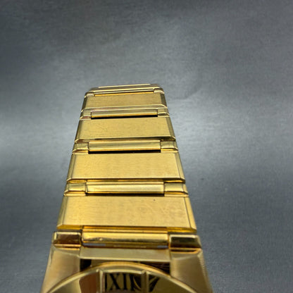 Bulova Watch Men 37mm White Dial Gold Tone Date Round 97B101 New Battery4
