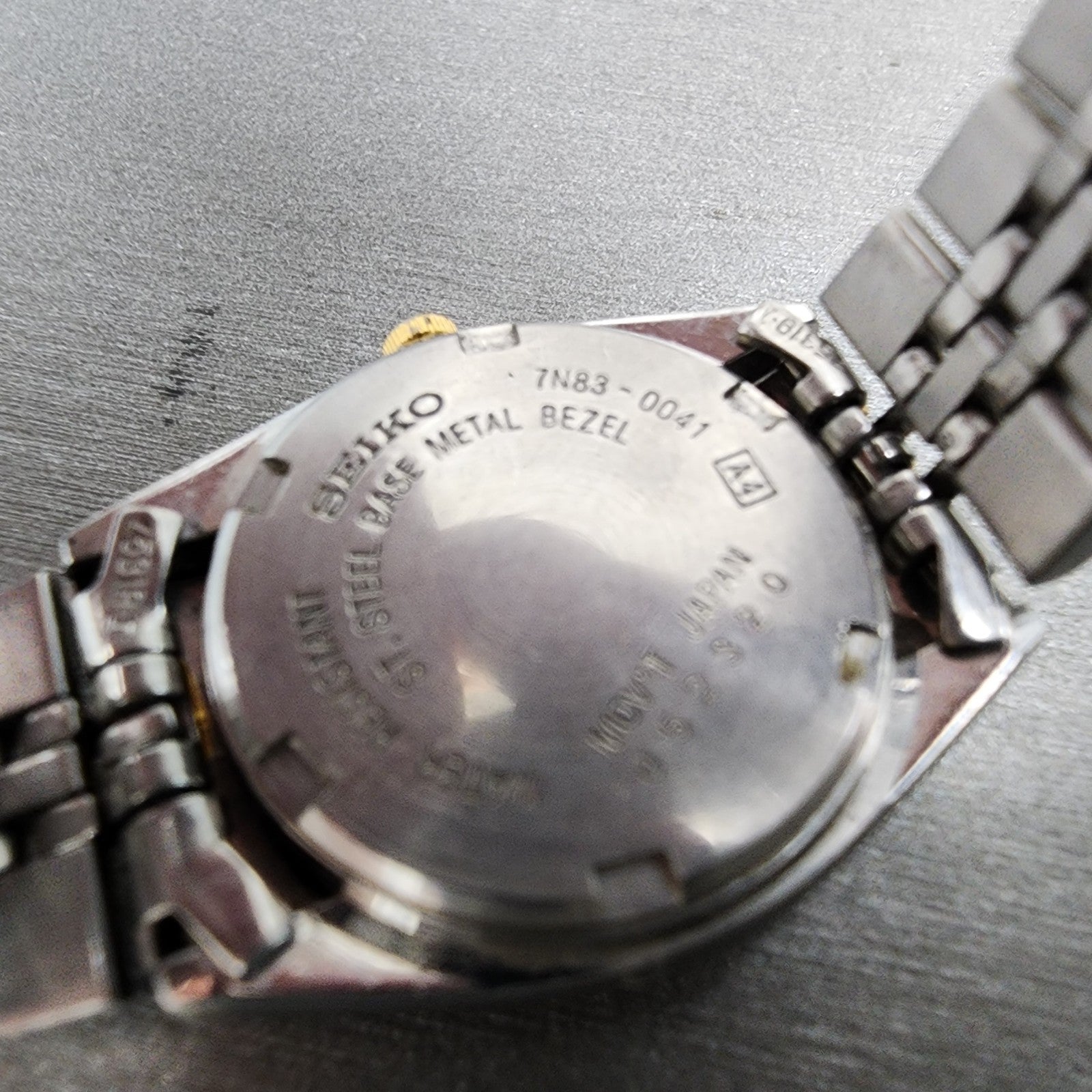 Seiko Watch Women 24mm Silver Dial Two Tone Daydate 7n830041 New Battery9
