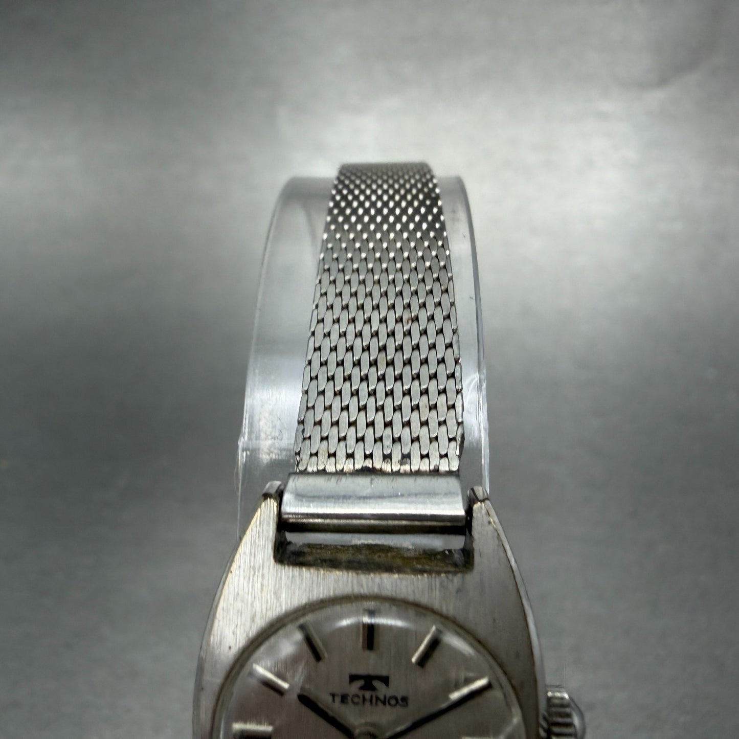 Technos Star lady Watch Women 19mm Silver Dial Steel Manual Wind Mesh Manual4