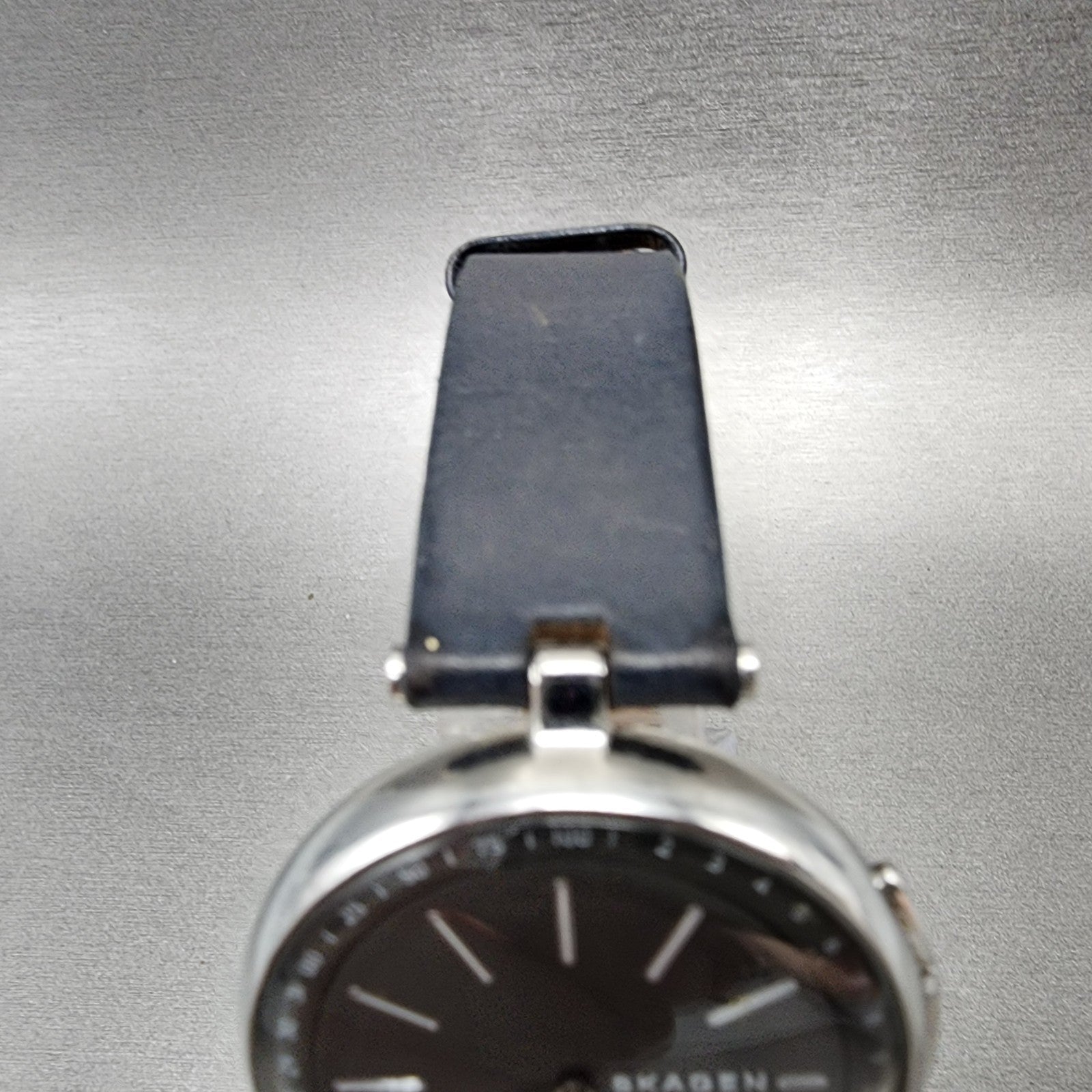 Skagen Signatur Hybrid Watch Women 37mm Gray Dial Silver Tone Round New Battery4