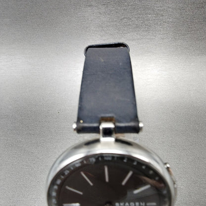 Skagen Signatur Hybrid Watch Women 37mm Gray Dial Silver Tone Round New Battery4