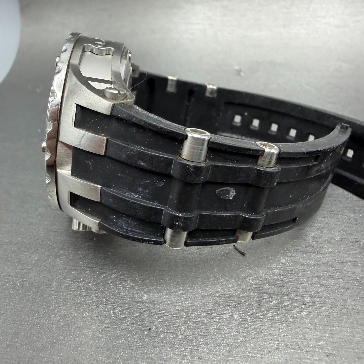 Invicta Reserve Chronograph Watch Men 44mm MOP DIal Steel Date 0524 READ!!!!!!!!8