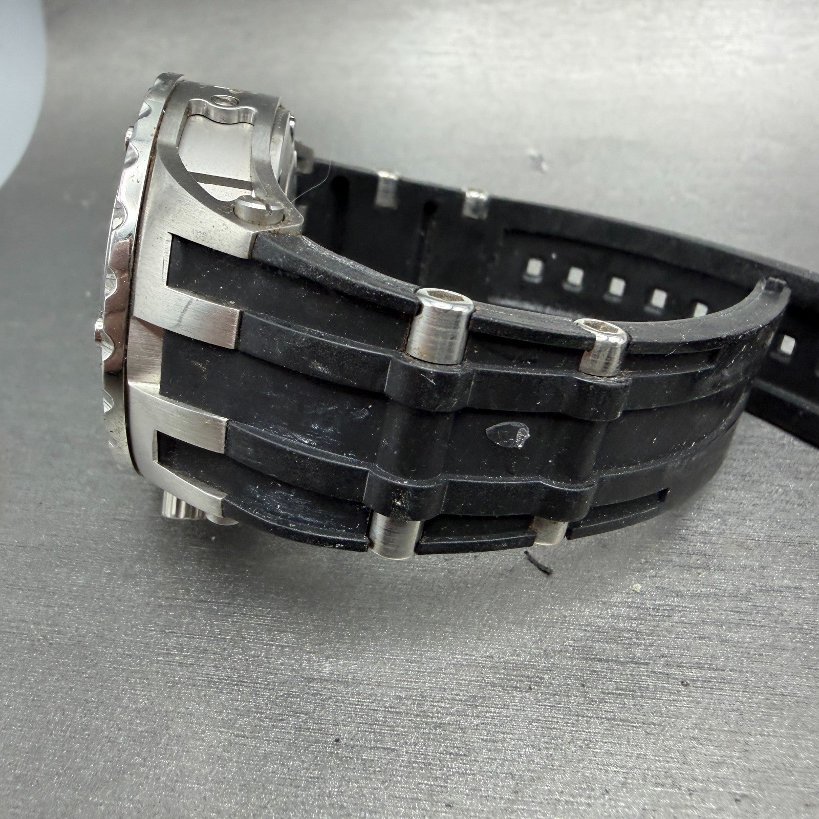 Invicta Reserve Chronograph Watch Men 44mm MOP DIal Steel Date 0524 READ!!!!!!!!8