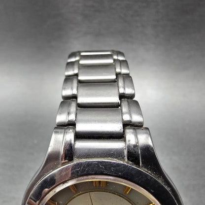 Citizen Exceed Eco-Drive Watch Men 34mm MOP Dial Titanium Round A735-H10457 Runs5