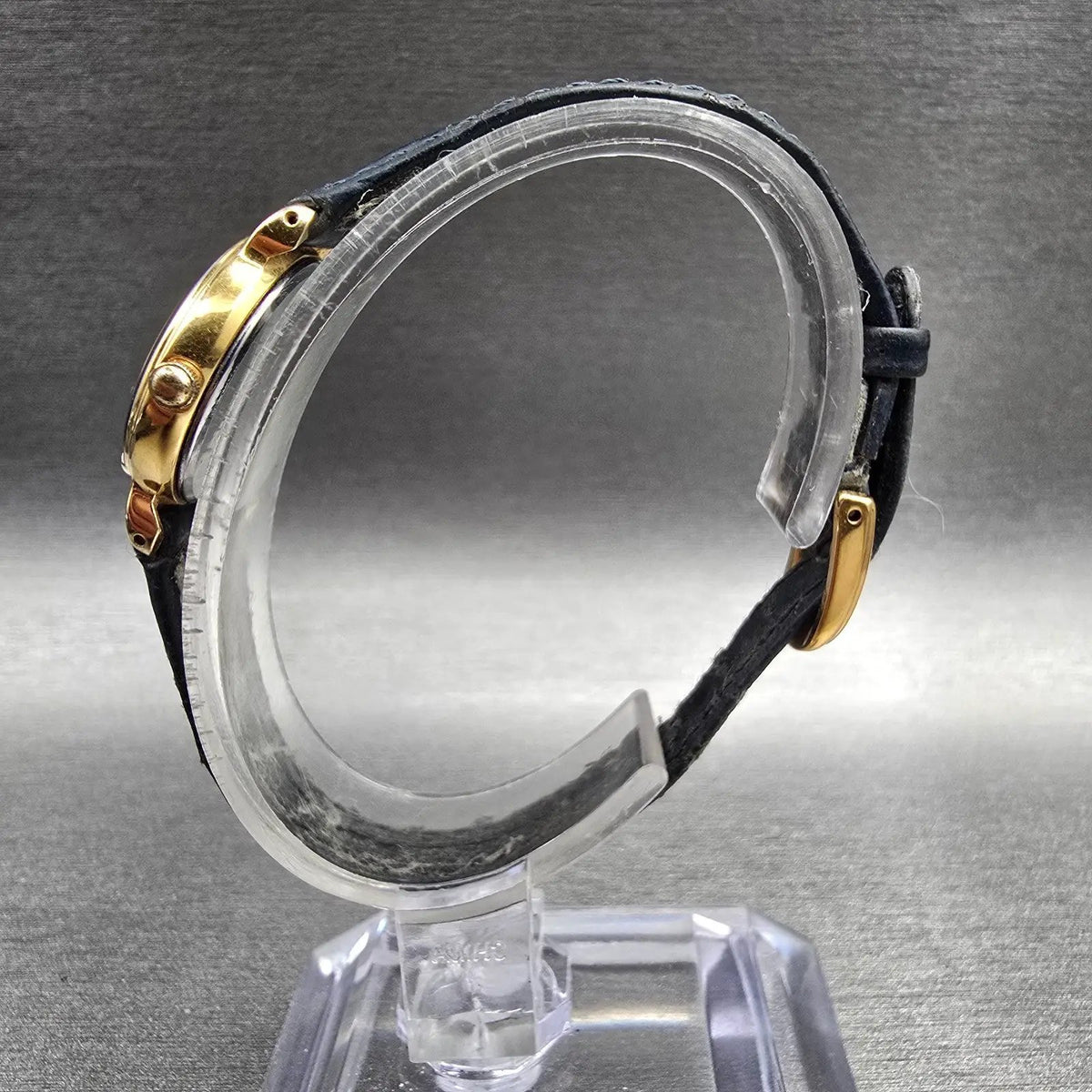 Seiko Lucent Watch Women 22mm White Dial Gold Tone Round 4N21-036A New Battery6