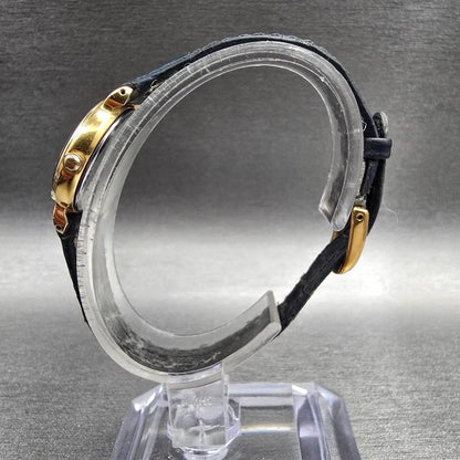 Seiko Lucent Watch Women 22mm White Dial Gold Tone Round 4N21-036A New Battery6