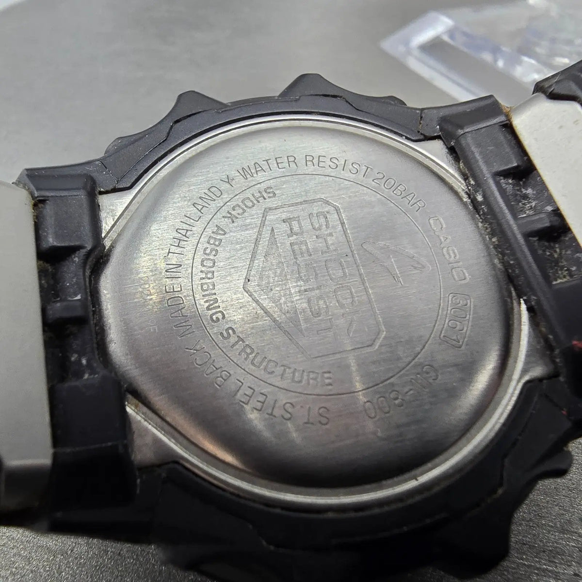 Casio G-Shock GW-800 Watch Men 42mm Digital Black Silver Alarm Chrono Solar9