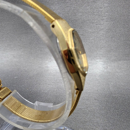 Seiko Watch Women 18mm Champagne Dial Gold Tone Round 14008019 New Battery3