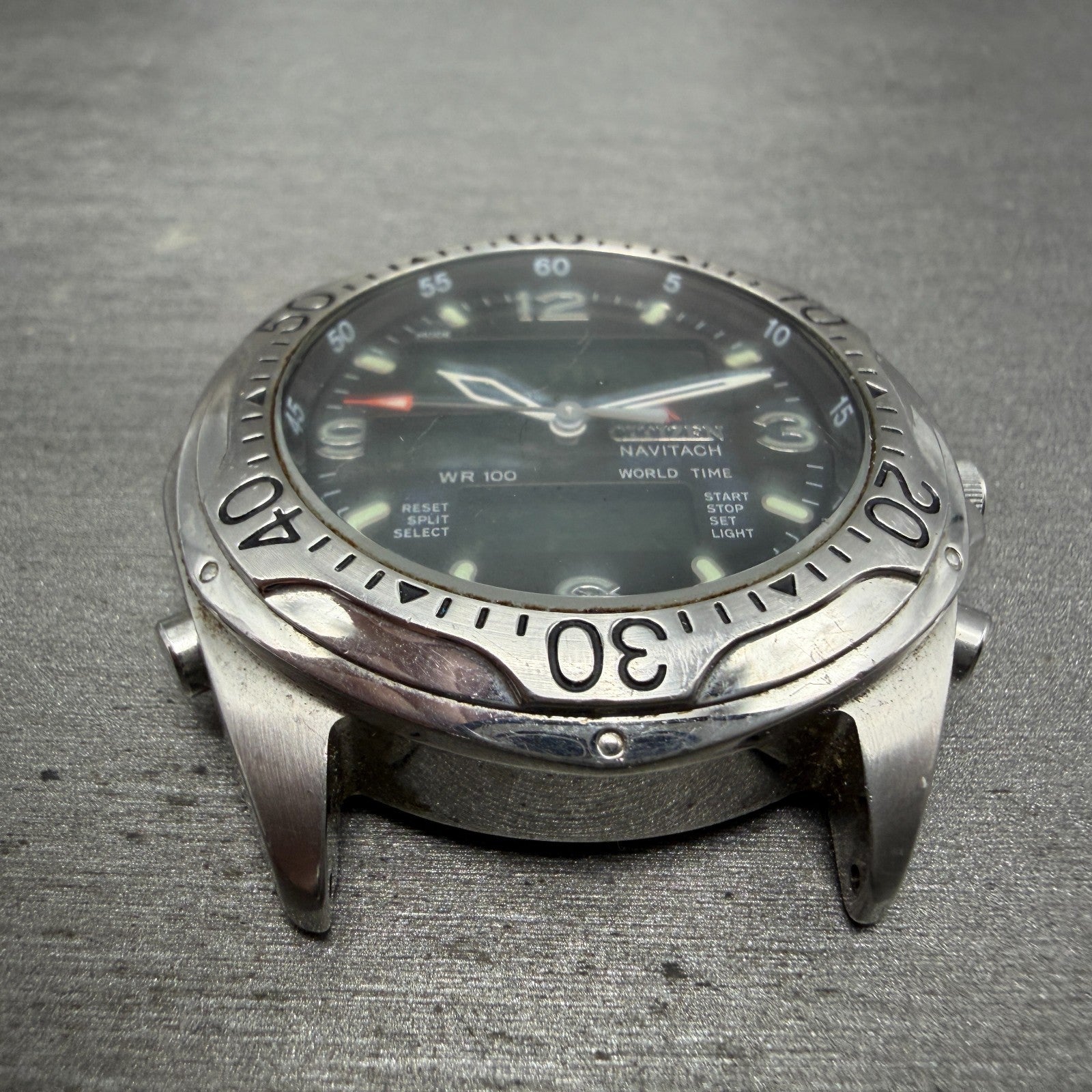 Citizen Promaster Diver Navitech  Watch Men Black Dial Steel C460-Q01563 PARTS3
