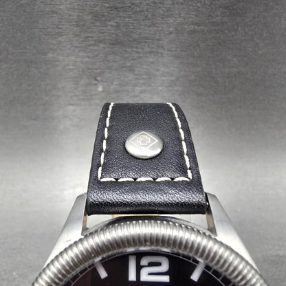 Invicta Watch Men 45mm Brown Dial Silver Tone Date Round 1461 new Battery4