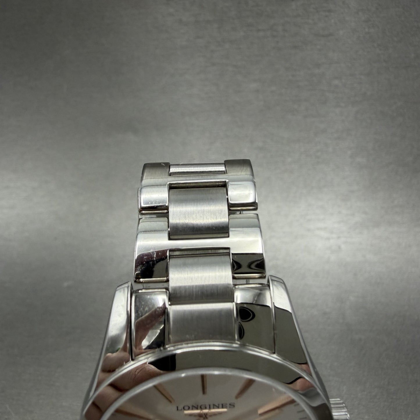 Longines Conquest Watch Women 34mm Silver Dial Stainless Steel Date New Battery4