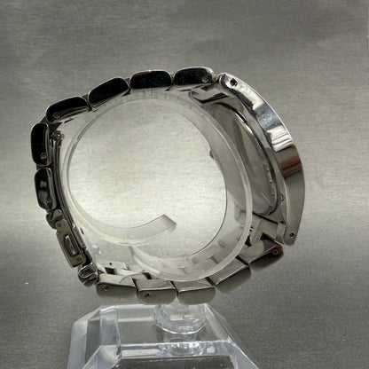 Marc Jacobs Rivera Watch Men 41mm White Dial Steel Round MBM3136 New Battery8