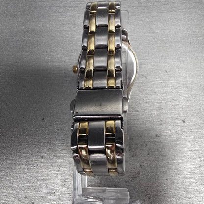 Bulova Watch Women 30mm Silver Dial Two Tone Round 98L218 New Battery7