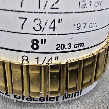 Citizen Eco-Drive Watch Men 38mm Silver Dial Gold Tone Date E111-S022916 Runs10