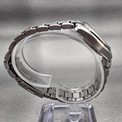 Citizen Eco-Drive Watch Women 27mm Black Dial Titanium Date E011-S068479 Runs8