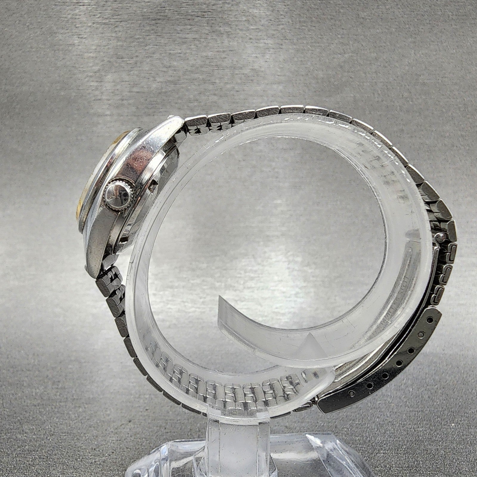 Seiko Automatic Watch Women 24mm Silver Dial Silver Tone Daydate 27060080 Runs6