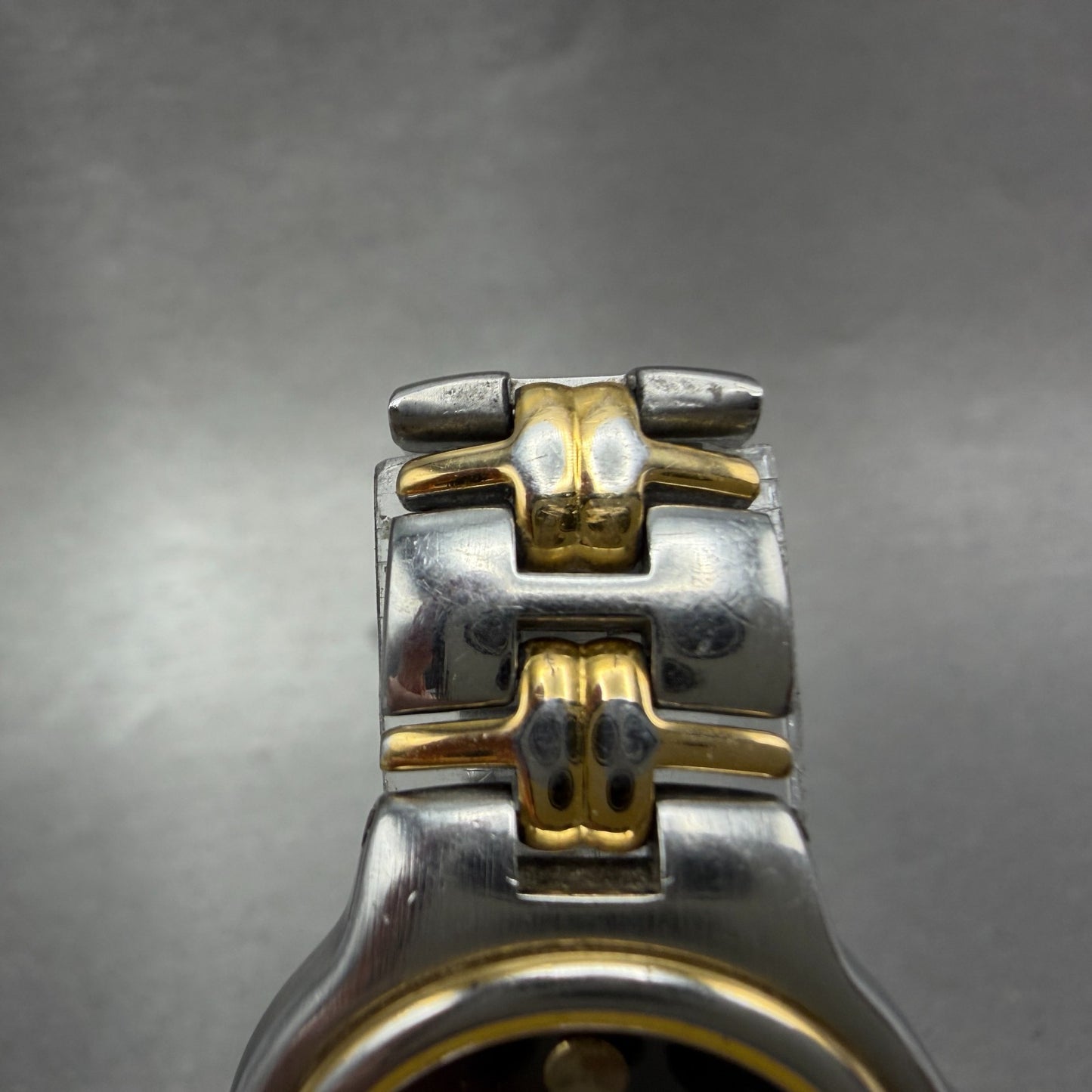 Movado Museum Watch Women 25mm Black Dial Two Tone Round 81.A1.827.2 New Battery4