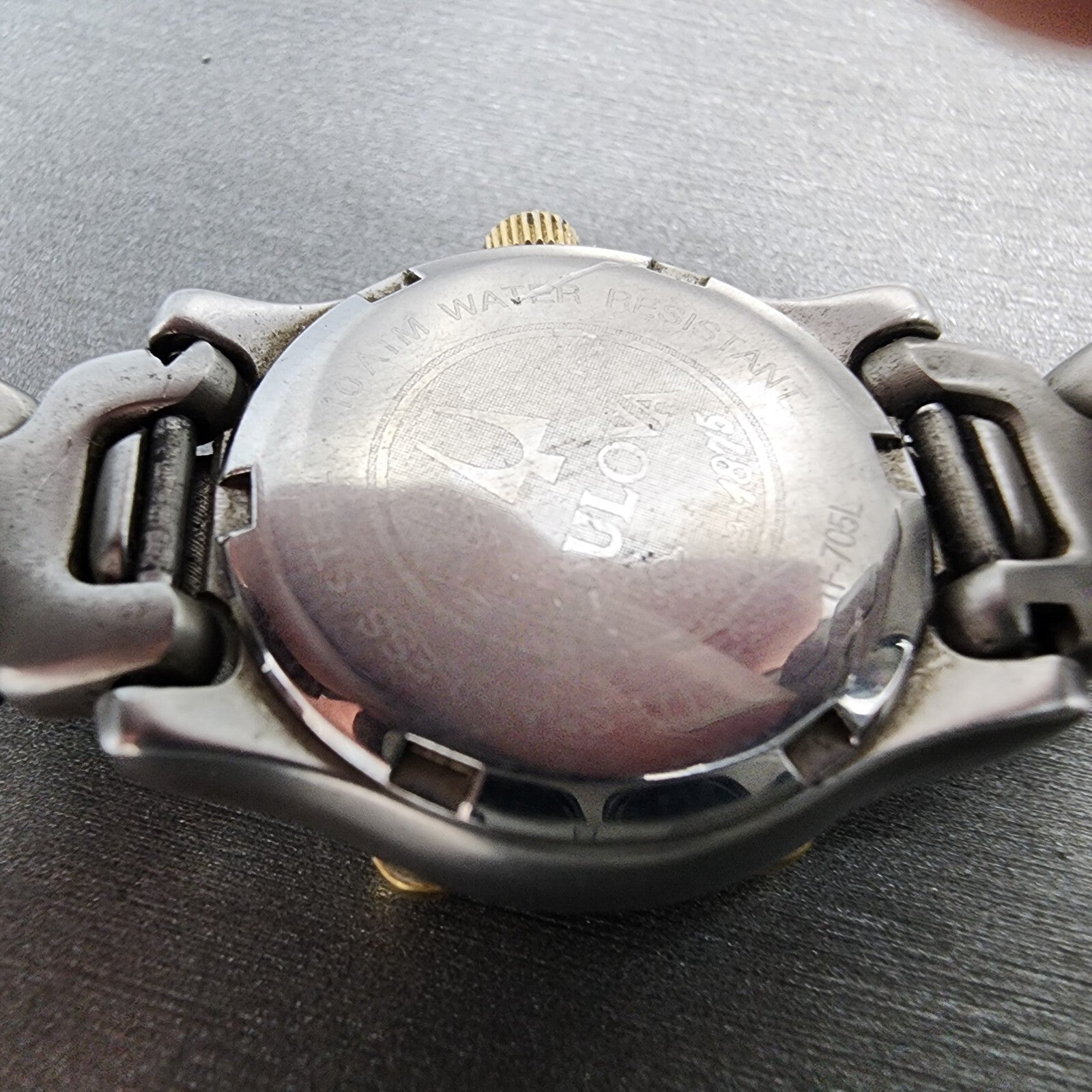 Bulova Marine Star Watch Women 25mm White Dial Two Tone Date TF705L New Battery9