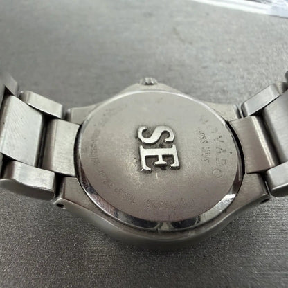 Movado Sports Edition Watch Women 25mm Silver Dial Stainless Steel New BatteryAB9