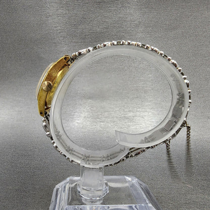 Citizen Claire Watch Women 22mm White Dial Gold Tone Manual Wind Runs VTG6
