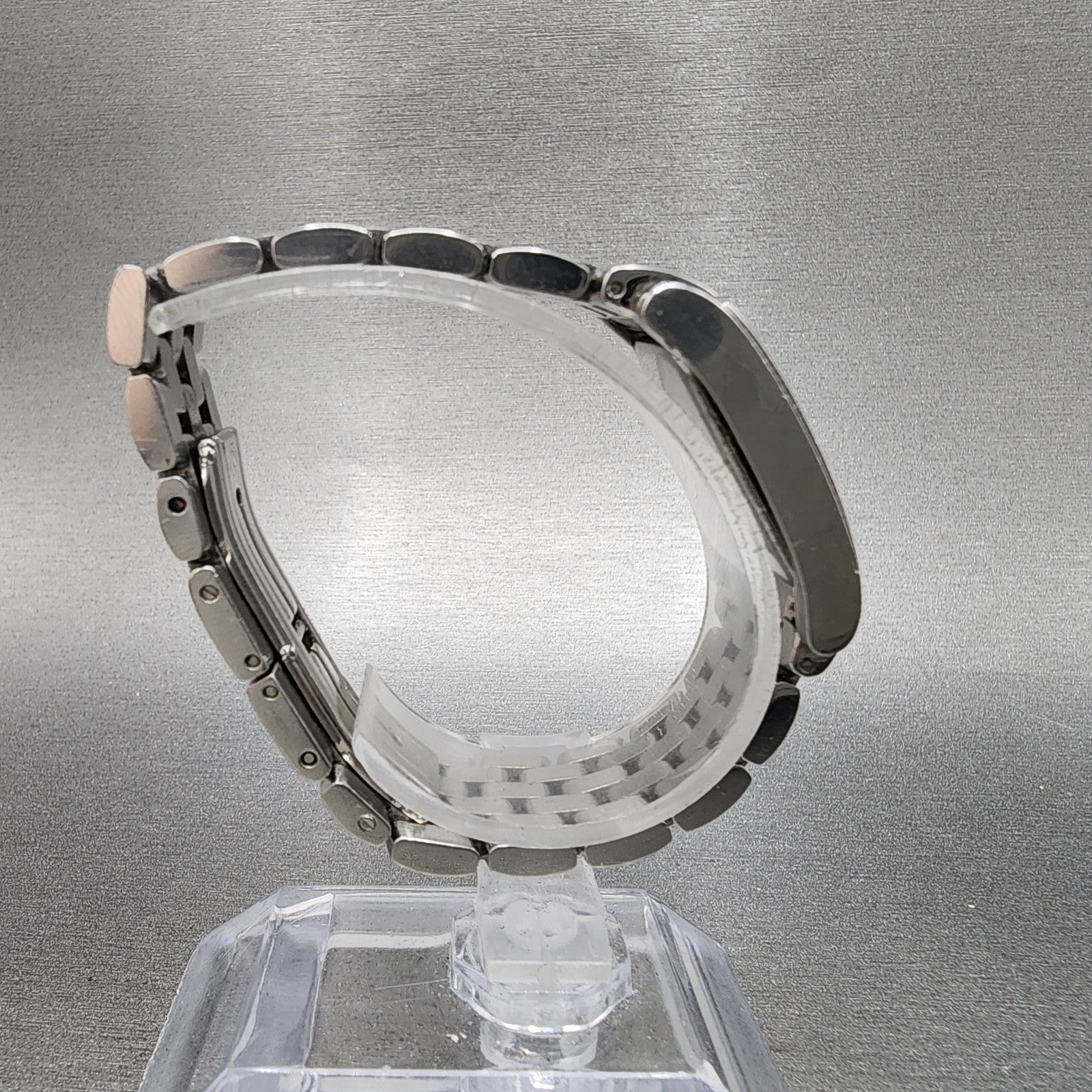 Longines Dolce Vita tank Watch Women 20mm White Dial Steel Rectangle New Batt B18
