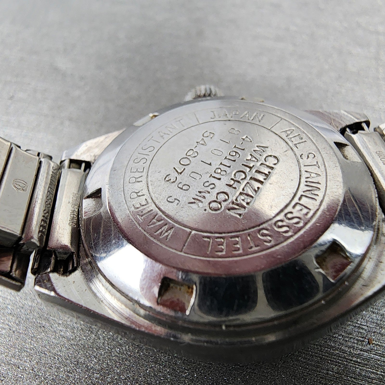 Citizen Automatic Watch Women 26mm Blue Dial Silver Tone Daydate Round Runs VTG9