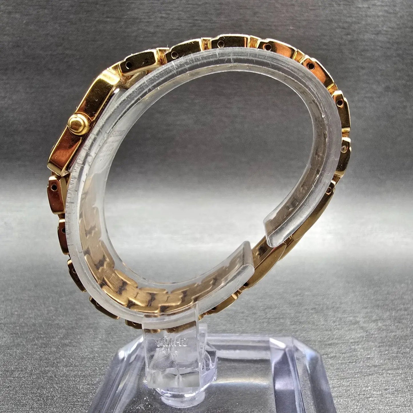 Seiko Tank Watch Women 16mm White Dial Gold Tone Rectangle 1N00-6T10 New Battery6