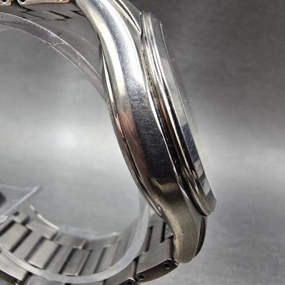 Seiko Atomic Solar Watch Men 39mm White Dial Titanium Date 7B42-0AN0 PARTS GYVJ4