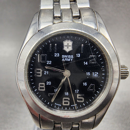 Victorinox Swiss Army Alliance Watch Women 28mm Black Dial Steel 24657 PARTS2