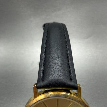 Bulova Chevrolet Watch Unisex 31mm Gold Dial Gold Tone Round 92P19 New Battery4
