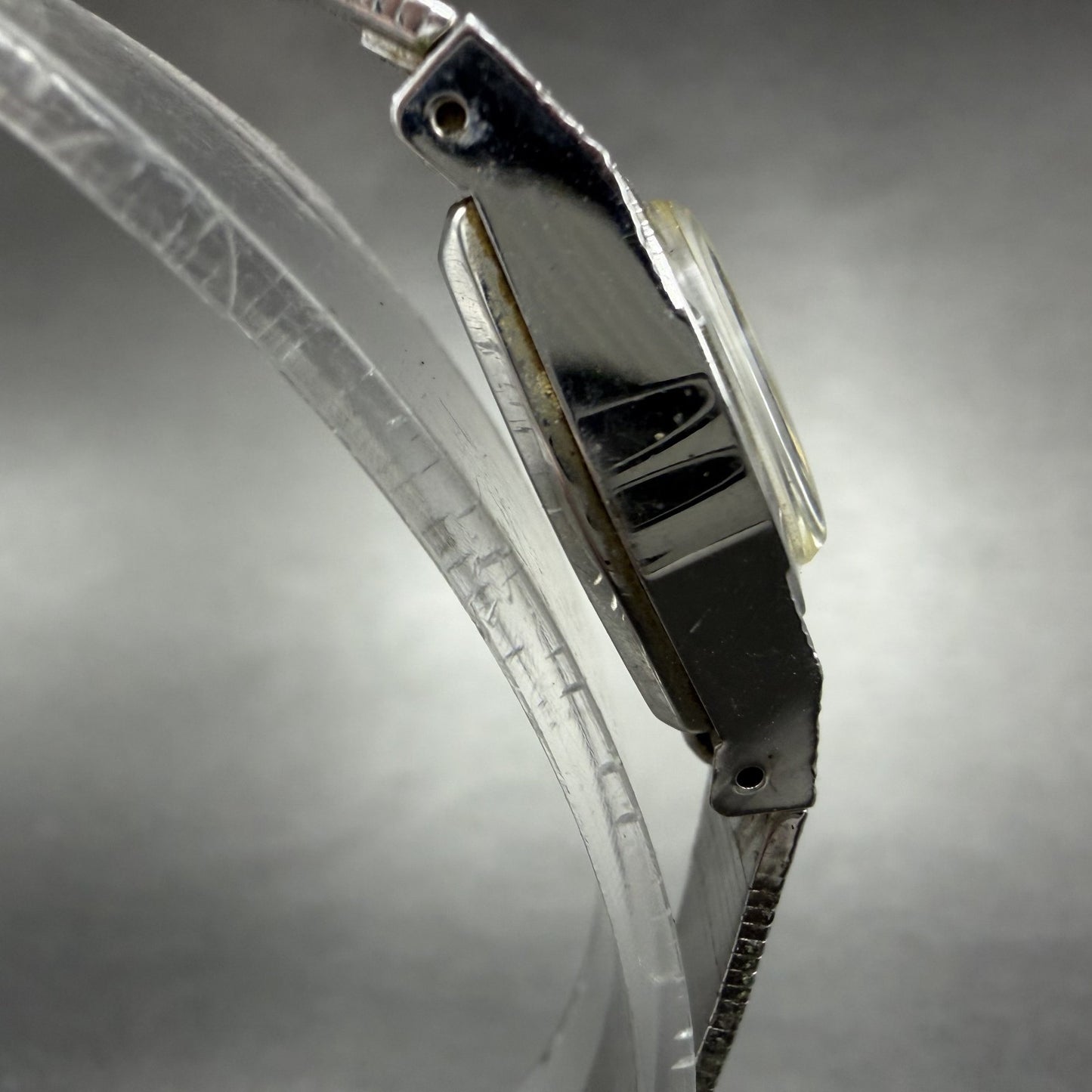 Seiko Watch Women 16mm Blue Dial Silver Tone Manual Round 11-0450 Runs3