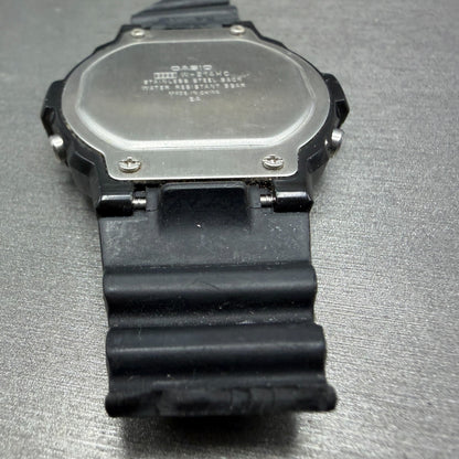 Casio Illuminator W-214HC Watch Men 45mm Black Alarm Chrono Digital New Battery9