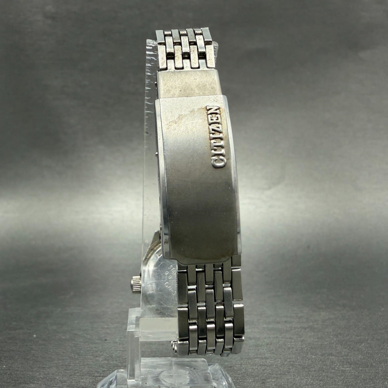 Citizen Cosmo Star Watch Women 25mm Blue Dial Silver Tone date 4-610695 PARTS9