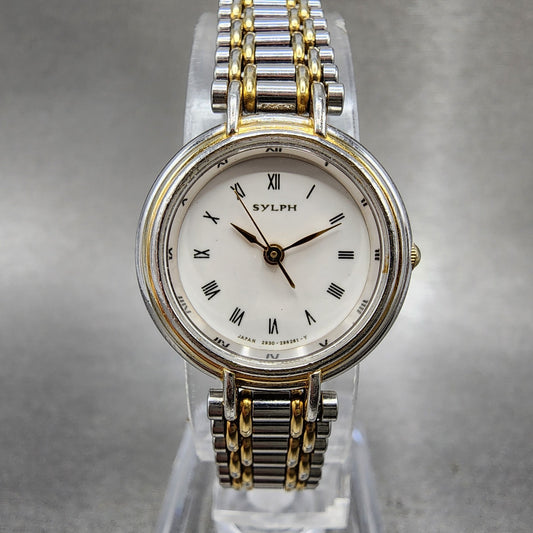 Citizen Sylph Watch Women 21mm White Dial Two Tone 2930294548 New Battery0