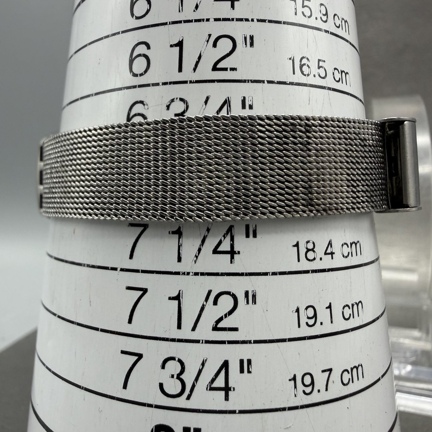 Swatch Irony Libertine Watch Women 24mm Silver Dial Steel Mesh Band New BatteryA10