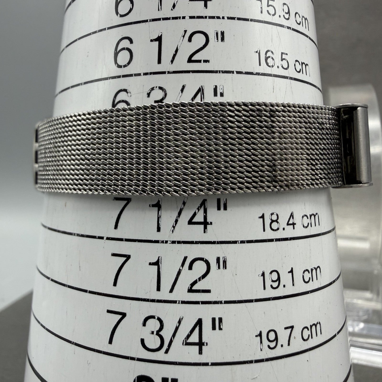 Swatch Irony Libertine Watch Women 24mm Silver Dial Steel Mesh Band New BatteryA10
